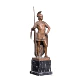 Bronze eines antikisierenden Kriegers, Hans Arnold (1864 Berlin &ndash; 1911 M&uuml;nchen), zugeschrieben, sp&auml;tes 19. bis fr&uuml;hes 20. Jhdt.