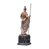 Bronze eines antikisierenden Kriegers, Hans Arnold (1864 Berlin &ndash; 1911 M&uuml;nchen), zugeschrieben, sp&auml;tes 19. bis fr&uuml;hes 20. Jhdt.