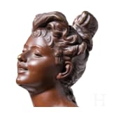 &bdquo;La Rieuse&ldquo;, Hippolyte Fran&ccedil;ois Moreau (Dijon 1832 &ndash; 1927 Neuilly-sur-Seine), um 1900