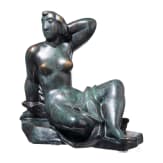 &bdquo;Sitzender weiblicher Akt&ldquo;, Arno Breker (Elberfeld 1900 &ndash; 1991 D&uuml;sseldorf), Entwurf sp&auml;te 1920er / fr&uuml;he 1930er Jahre, sp&auml;terer Guss