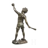Franz Iffland (1862 - 1935) - Kricket spielender Junge