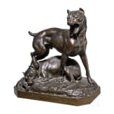 Auguste Louis Lalouette (1826 - 1883) - Bronzeskulptur "Marriage forc&eacute;", um 1860/70