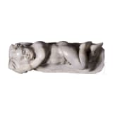 Zwei Memento-Mori Beinschnitzereien im Stil des Fr&uuml;hbarock, deutsch, 19./20. Jh.