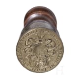 Zunftsiegel der Lohgerber zu Hildesheim, deutsch, um 1700