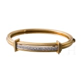 An 18-carat gold bracelet set with 13 diamonds (approx. 0.52 ct)