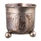 A small silver beaker, Nuremburg, Johann Friedrich Ehe (Master 1773-1808)