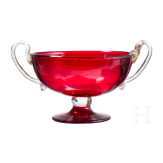 Henkel-Fu&szlig;schale, Murano, um 1900