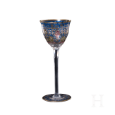 St&auml;ngelglas mit Jodhpur-Dekor, Schreiberhau, Josephinenh&uuml;tte (Entwurf), Petersdorf, Fritz Heckert, um 1925 (Ausf&uuml;hrung)