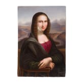 &bdquo;Mona Lisa" nach Leonardo da Vinci, Otto Wustlich (Pfaffendorf/Unterfranken 1819 &ndash; 1886 Sch&ouml;nberg bei Passau), zugeschrieben, wohl 1840er&ndash;1860er Jahre