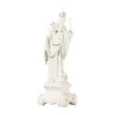 Gottesmutter mit Christusknaben (Patrona Bavariae), Franz X. Lorch, 1946 (Modell), Nymphenburg, um 1950