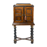 Barockes Luxus-Kabinett mit Reliefintarsien, Eger (Cheb/CZ), um 1700
