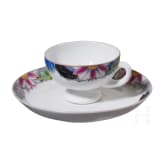 Seltene Porzellantasse mit Untertasse, Sowjetunion um 1923-1925