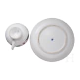 Seltene Porzellantasse mit Untertasse, Sowjetunion um 1923-1925