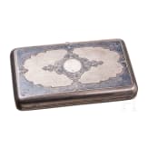 Gro&szlig;es Etui mit niellierter Ansicht, Russland, Moskau, A. Egorow, 1866