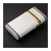 Faberg&eacute;-Guilloch&eacute;-Email-Zigarettenetui, Russland, St. Petersburg, Henrik Wigstr&ouml;m, 1908-1917