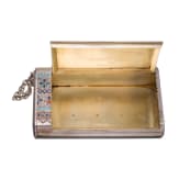 Massives Champlev&eacute;-Email Zigarettenetui, Russland, St. Petersburg, um 1890