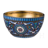 Cloisonn&eacute;-Email-Schale, Russland, Moskau, A. Egorow, 1889