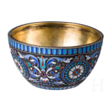 Cloisonn&eacute;-Email-Schale, Russland, Moskau, A. Egorow, 1889