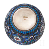 Cloisonn&eacute;-Email-Schale, Russland, Moskau, A. Egorow, 1889