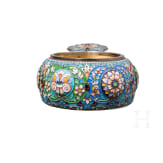 Cloisonn&eacute;-Email-Kowsch, Russland, 2. H&auml;lfte des 20. Jhdts.