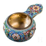Cloisonn&eacute;-Email-Kowsch, Russland, 2. H&auml;lfte des 20. Jhdts.