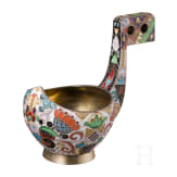 Cloisonn&eacute;-Email-Kowsch in der Art von Feodor R&uuml;ckert, 2. H&auml;lfte des 20. Jhdts.