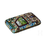 Farbenfrohes Cloisonn&eacute;-Email-Zigarettenetui in der Art von Feodor R&uuml;ckert, 2. H&auml;lfte des 20. Jhdts.