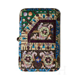Farbenfrohes Cloisonn&eacute;-Email-Zigarettenetui in der Art von Feodor R&uuml;ckert, 2. H&auml;lfte des 20. Jhdts.