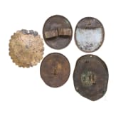 Five Russian finift icons, Rostov, late 19th century