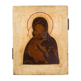 An icon showing the Wladimirskaya Mother of God, Russia, 18th century