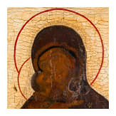 An icon showing the Wladimirskaya Mother of God, Russia, 18th century