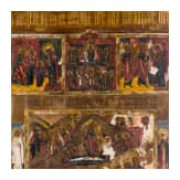 A large extended feast icon, Russia, 19th century