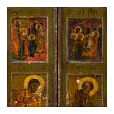 Two wings from a Russian traveling iconostasis, 18th century