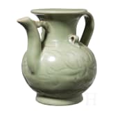 Longquan Seladon Krug mit Blumen, China, wahrscheinlich Ming-Dynastie