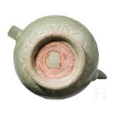 Longquan Seladon Krug mit Blumen, China, wahrscheinlich Ming-Dynastie