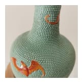 Vase mit eisenroten Flederm&auml;usen, China, sp&auml;tes 19. - fr&uuml;hes 20. Jhdt.