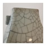 Kleine Vase mit Henkeln mit Ge-Typus Glasur, China, wohl 19. Jhdt.