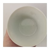 Koppchen mit Grisaillemalerei, China, wohl 18. Jhdt.