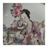 Famille-Rose-Teller, China, wohl Yongzheng-Periode (1723-35)