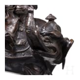 Bronze einer Kannon auf Elefant, Japan, Meiji-Periode, um 1900