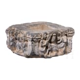 Architekturelement (Kapitell), Pakistan, Gro&szlig;raum Gandhara, wohl 3. - 5. Jhdt.