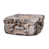 Architekturelement (Kapitell), Pakistan, Gro&szlig;raum Gandhara, wohl 3. - 5. Jhdt.