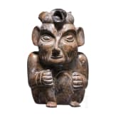Pr&auml;kolumbisches Figurengef&auml;&szlig;, peruanische Nordk&uuml;ste, wohl Moche-Kultur, 4. - 8. Jhdt.