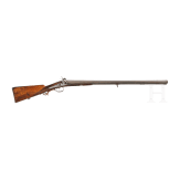 A German side by side percussion shotgun, ca. 1875