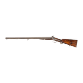A German side by side percussion shotgun, ca. 1875