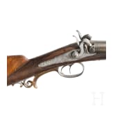 A German side by side percussion shotgun, ca. 1875