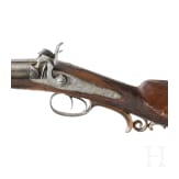 A German side by side percussion shotgun, ca. 1875