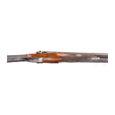 A percussion side-by-side combination rifle, Charles Osborne, in case