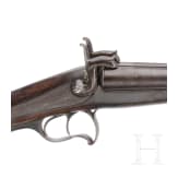 A pinfire side-by-side shotgun, ca. 1900