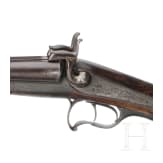 A pinfire side-by-side shotgun, ca. 1900